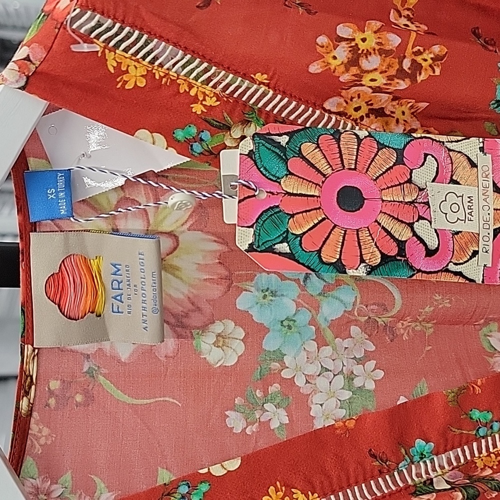 Farm Rio x Anthropologie Floral Wrap Dress - Picture 5 of 12